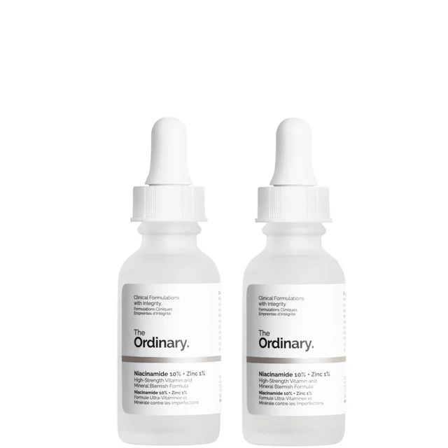 Dúo de Niacinamide 10% and Zinc 1% de The Ordinary