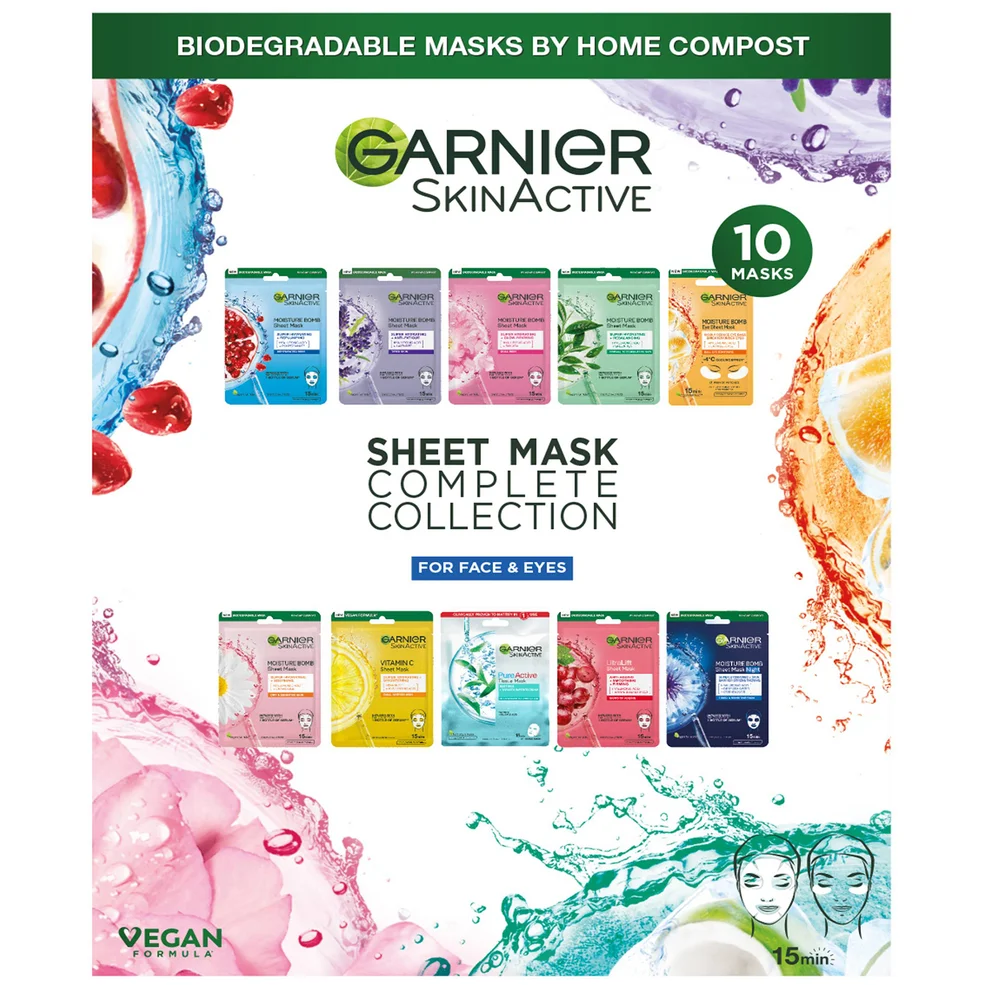 Garnier SkinActive Sheet Masks Complete Collection Imagen 1