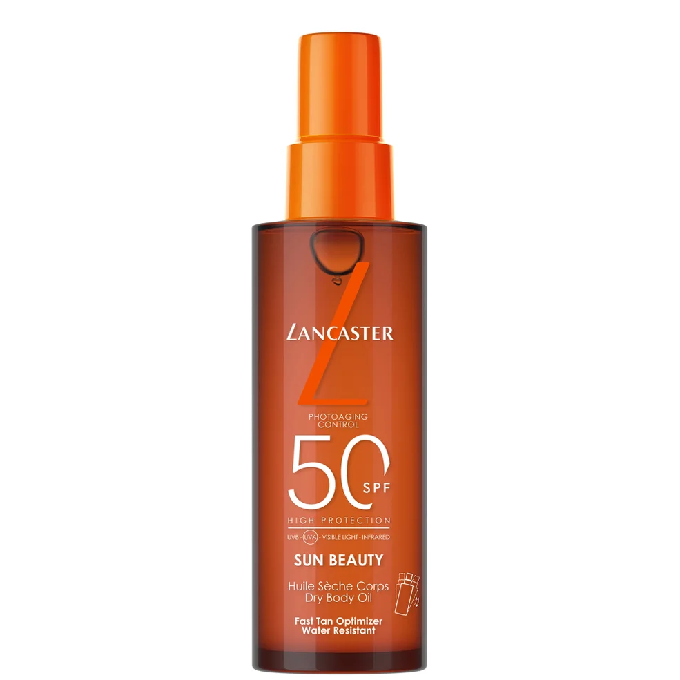 Lancaster Sun Beauty Fast Tan Optimizer Satin Dry Oil SPF50 150ml Imagen 1