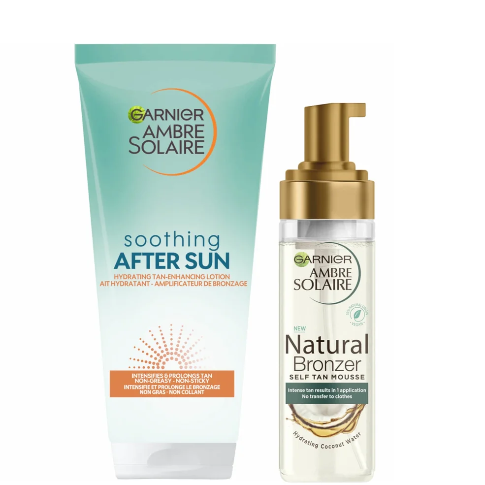 Garnier Ambre Self Tan Mousse and After Sun Tan Maintainer Bundle Imagen 1