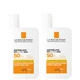 Dúo de cremas solares fluidas invisibles con FPS +50 Anthelios UVMune 400 de La Roche-Posay