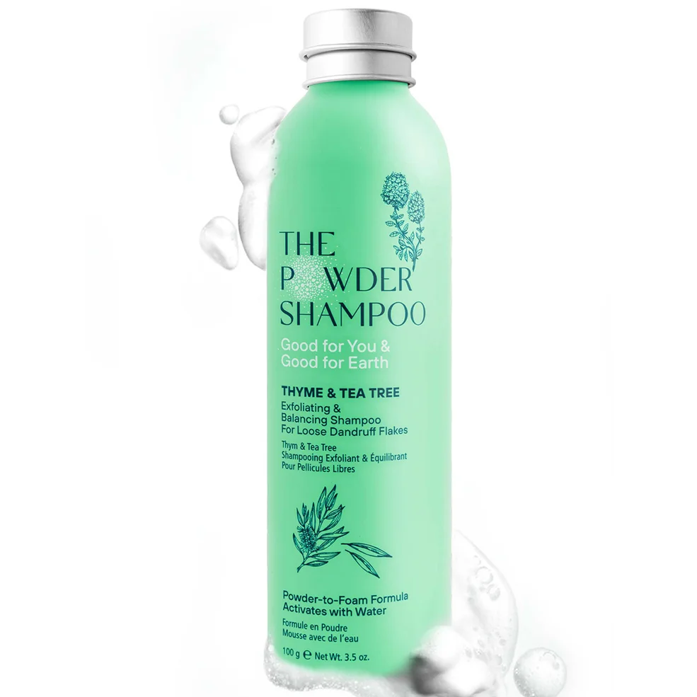 The Powder Shampoo Exfoliating & Balancing Shampoo 100g (Thyme & Tea Tree) Imagen 1