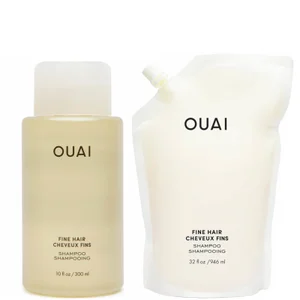 OUAI Fine Shampoo and Refill Bundle - undefined undefined