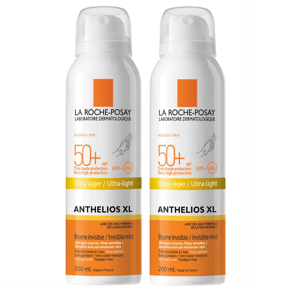 La Roche-Posay Anthelios Ultra-Light SPF50+ Sun Protection Spray 200ml Duo Imagen 1