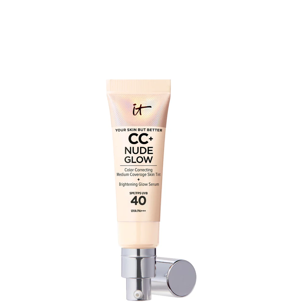 IT Cosmetics CC+ and Nude Glow Lightweight Foundation and Glow Serum with SPF40 32ml (Various Shades) Imagen 1