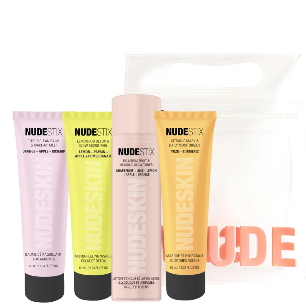 NUDESTIX Nudeskin 4-Step: Citrus Renew Set for Makeup Imagen 1
