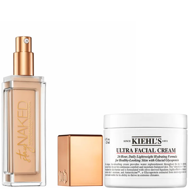 Base de maquillaje Stay Naked de Urban Decay x crema Ultra-Facial de Kiehl's de 50 ml (varios tonos)