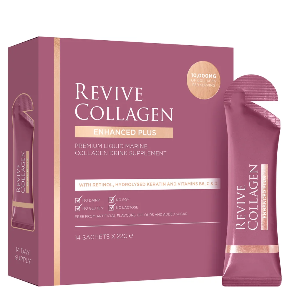 Revive Collagen Enhanced Plus 10,000mgs Liquid Hydrolysed Marine Collagen Sachet (14 Day) Imagen 1