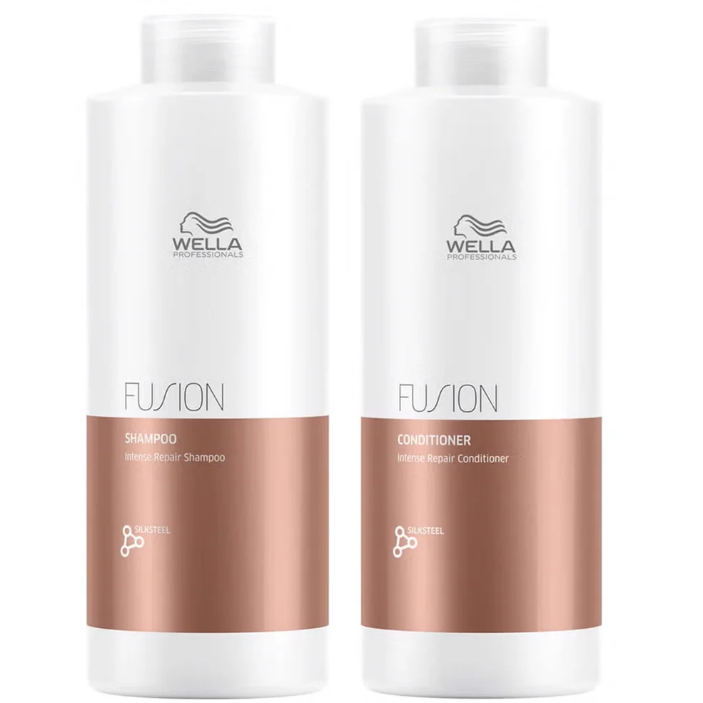 Wella Professionals Fusion Repair Shampoo and Conditioner Super Size Regime Bundle Imagen 1