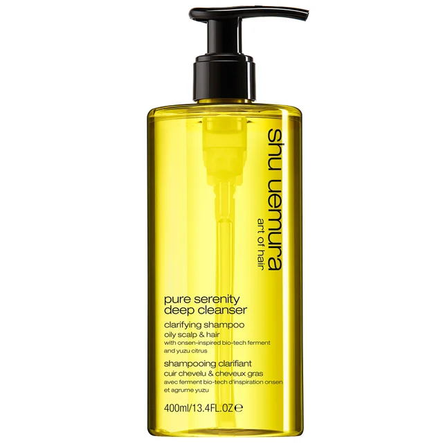 Aceite limpiador Pure Serenity de Shu Uemura Art of Hair 400 ml