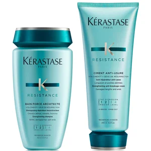 Kérastase Resistance Strengthening Duo For Fine To Medium Hair - undefined undefined