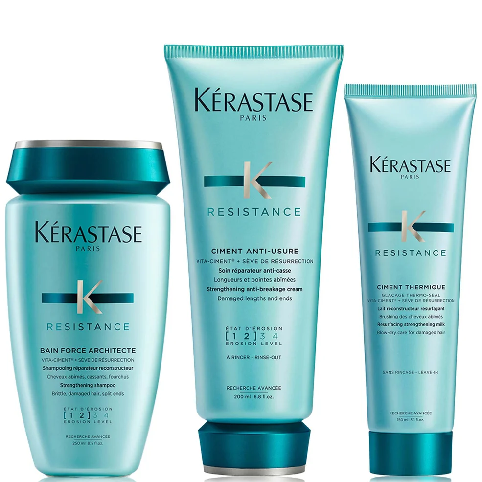 Kérastase Resistance Strengthening Trio For Fine to Medium Hair Imagen 1