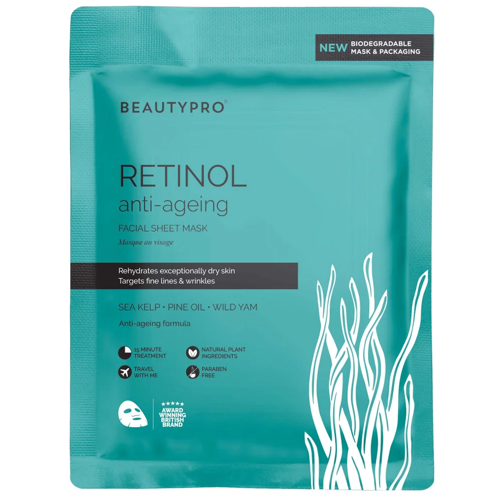 Mascarilla facial con retinol de BeautyPro, 22 ml Imagen 1