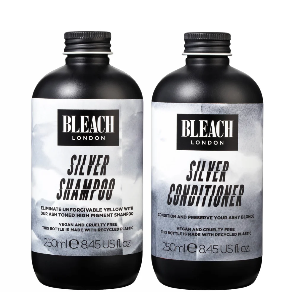 BLEACH LONDON Silver Shampoo and Conditioner Duo Imagen 1
