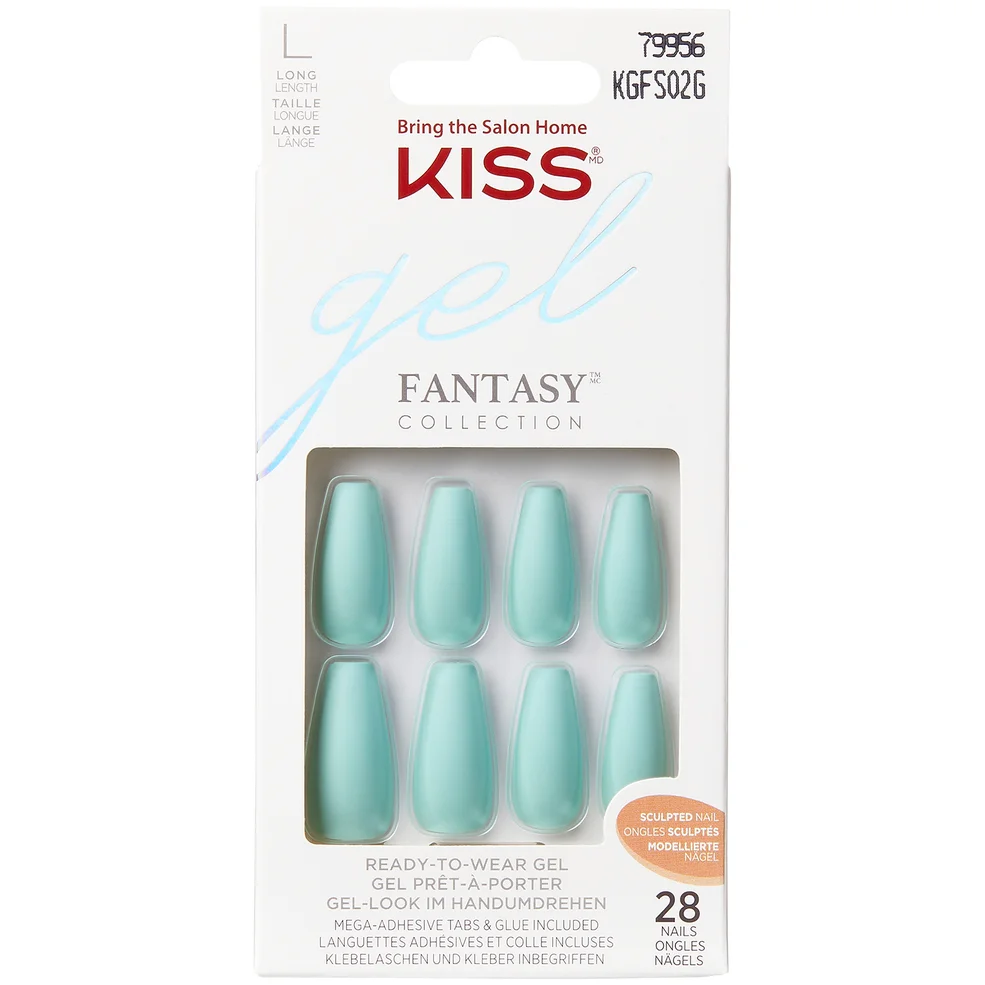 Uñas Fantasy Sculpted en gel de KISS (varios tonos) - Tono: #aae1de||Back It Up Imagen 1