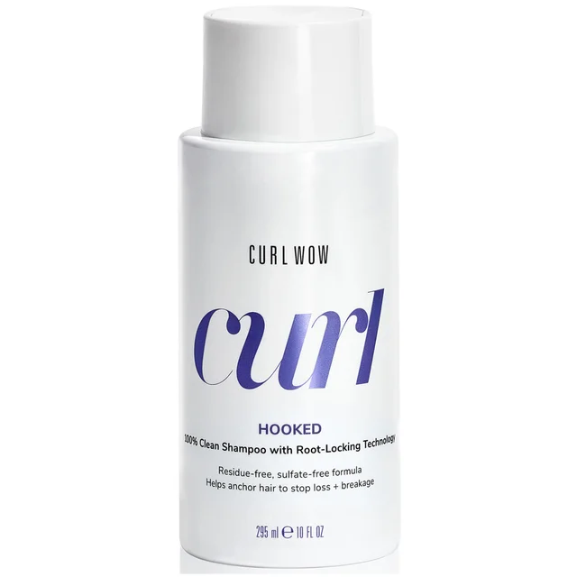 Champú Clean Curl Wow HOOKED 100% Clean con tecnología Root-Locking de Color WOW 295 ml
