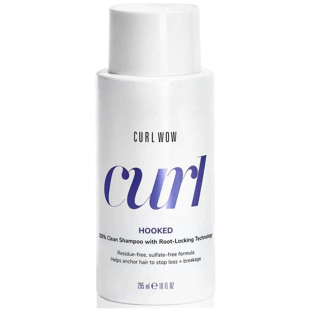 Champú Clean Curl Wow HOOKED 100% Clean con tecnología Root-Locking de Color WOW 295 ml Imagen 1