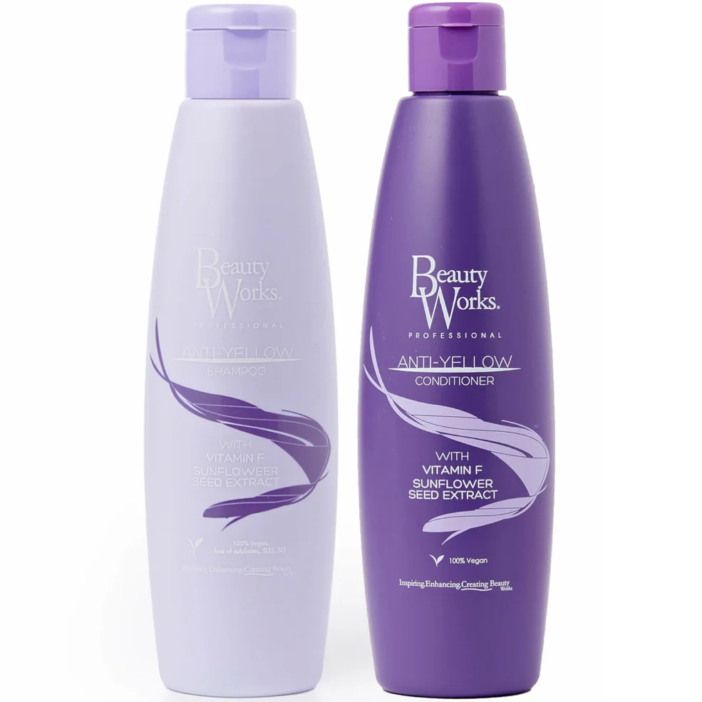 Beauty Works Anti Yellow Shampoo and Conditioner Bundle Imagen 1