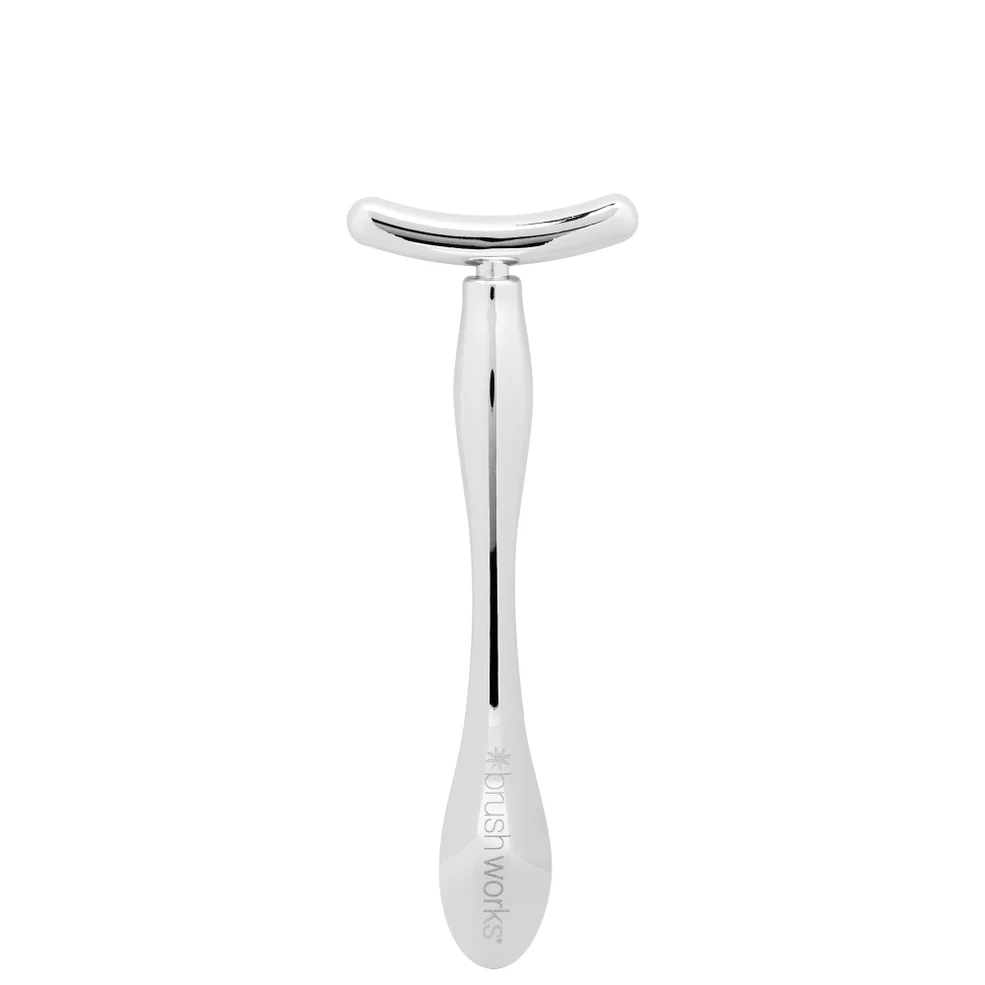 brushworks Zinc T-Bar Facial Massager Imagen 1