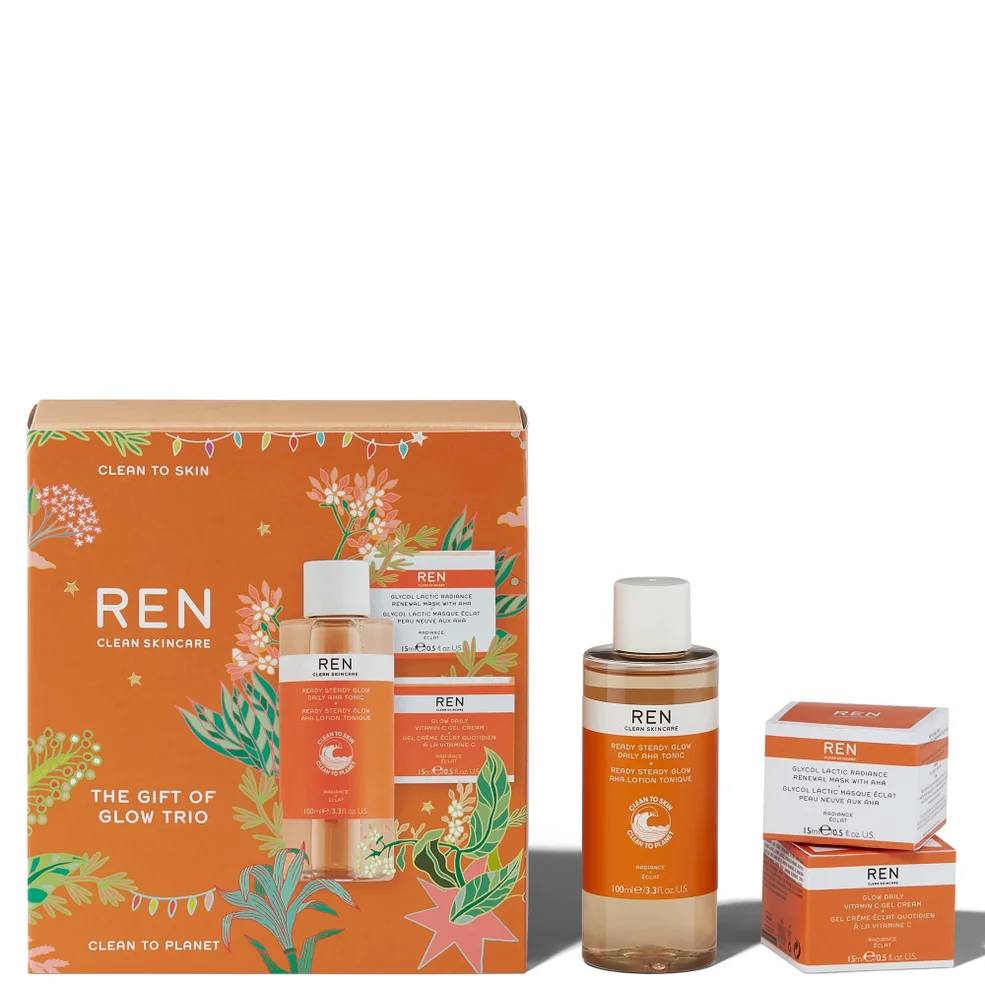 REN Clean Skincare The Gift of Glow Trio Imagen 1
