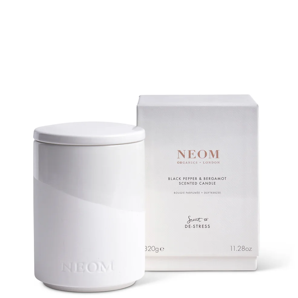 NEOM Black Pepper and Bergamot Scented Candle 320g Imagen 1