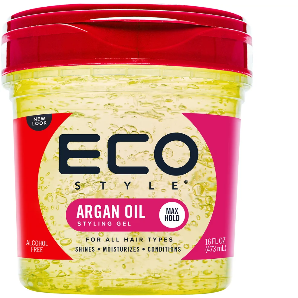 Gel de peinado con aceite de argán marroquí de EcoStyle (473 ml) Imagen 1