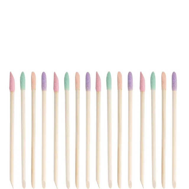 brushworks Cuticle Crystal Sticks (16 Pack)