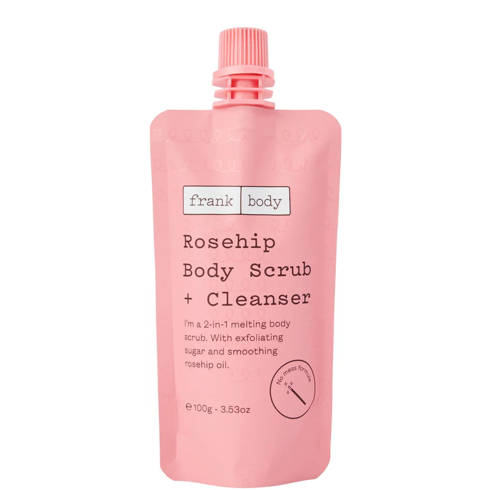 Frank Body Rosehip Body Scrub and Cleanser 100g Imagen 1