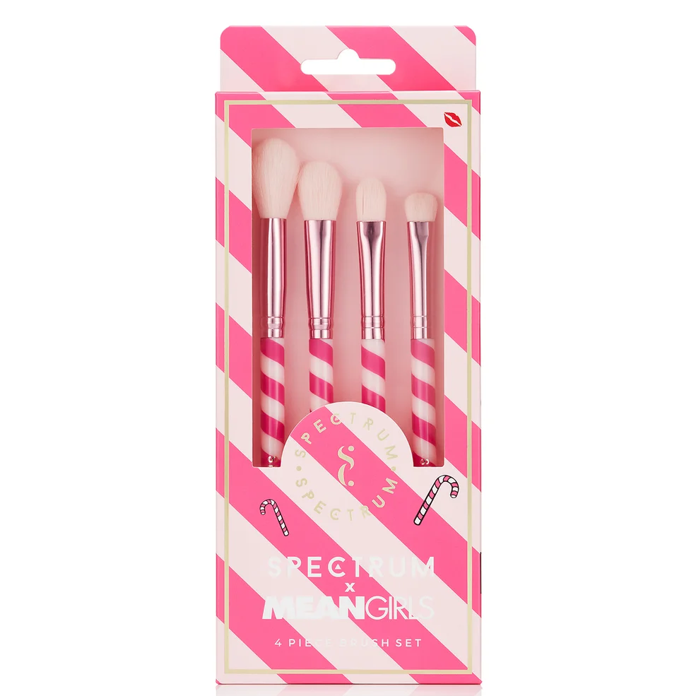 Spectrum Mean Girls Candy Cane "You Go Glen Coco" Brush Set Imagen 1