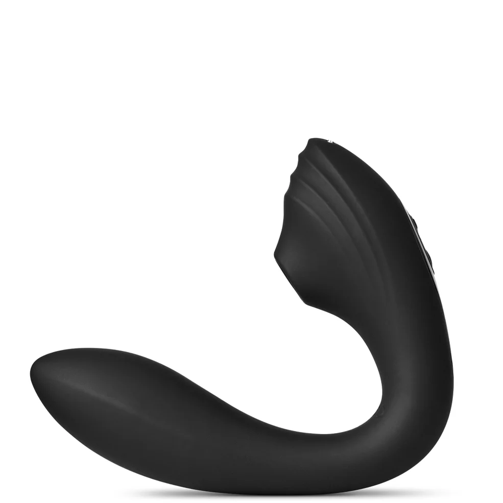 So Divine Pearl Vibe Suction and G-spot Stimulator Black Imagen 1