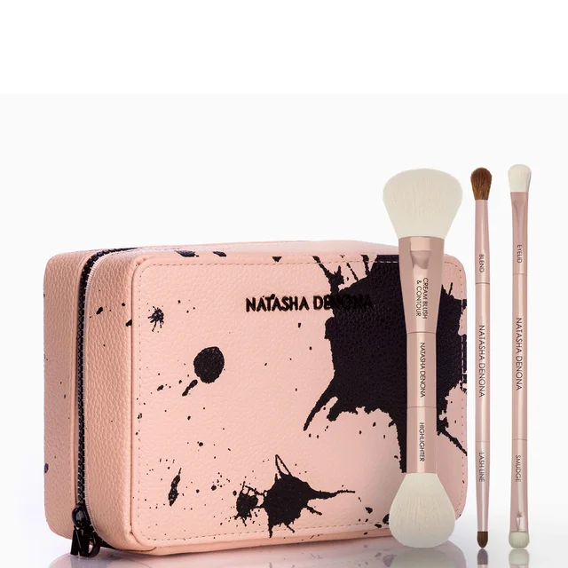 Set de brochas con neceser de viaje de Natasha Denona