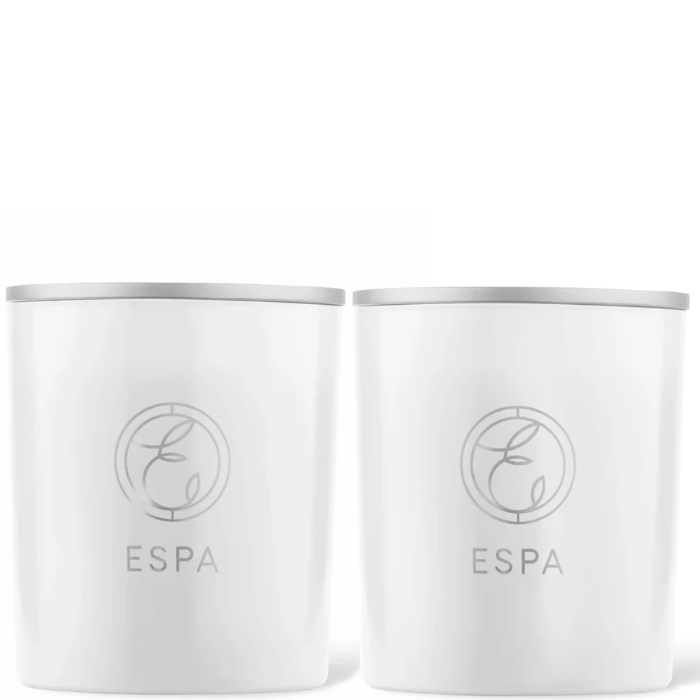 ESPA Uplift and Restore Aromatherapy Candle Duo Imagen 1