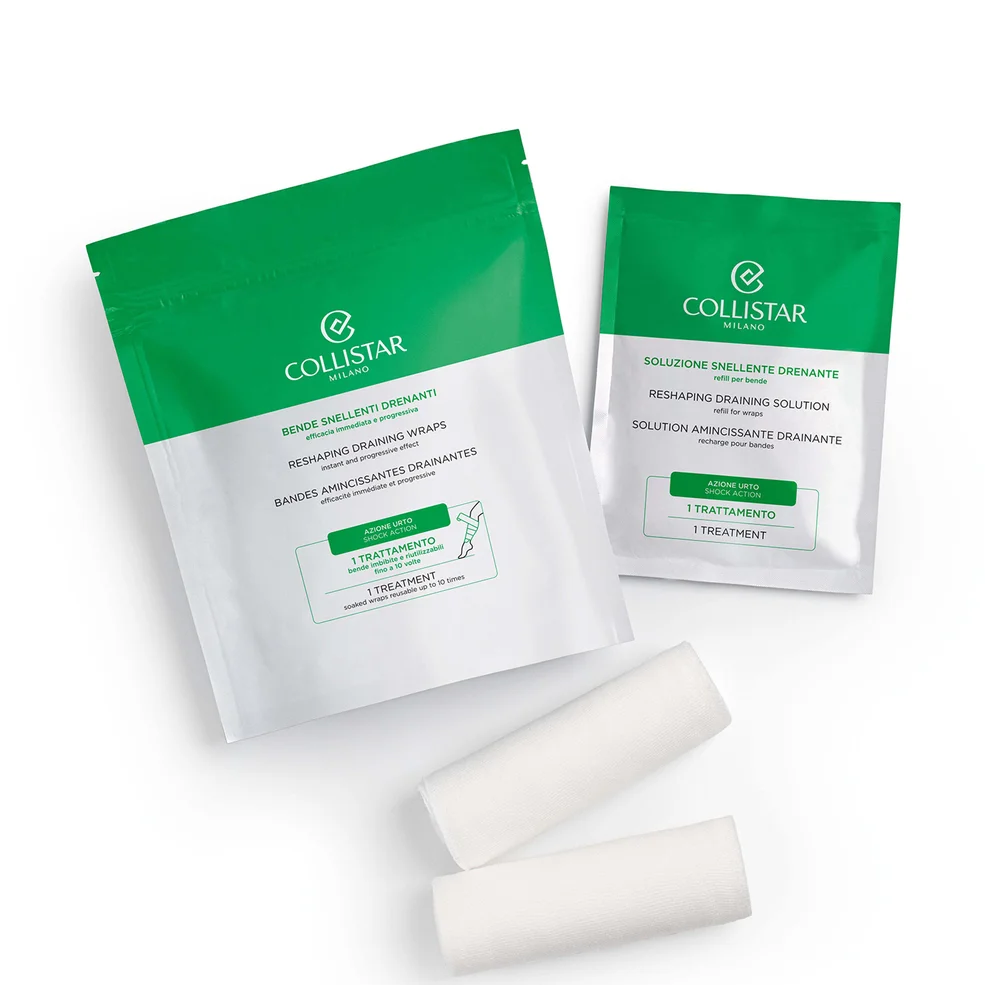 Collistar Reshaping Draining Wraps 2 x 100ml Instant And Progressive Effect 200ml Imagen 1