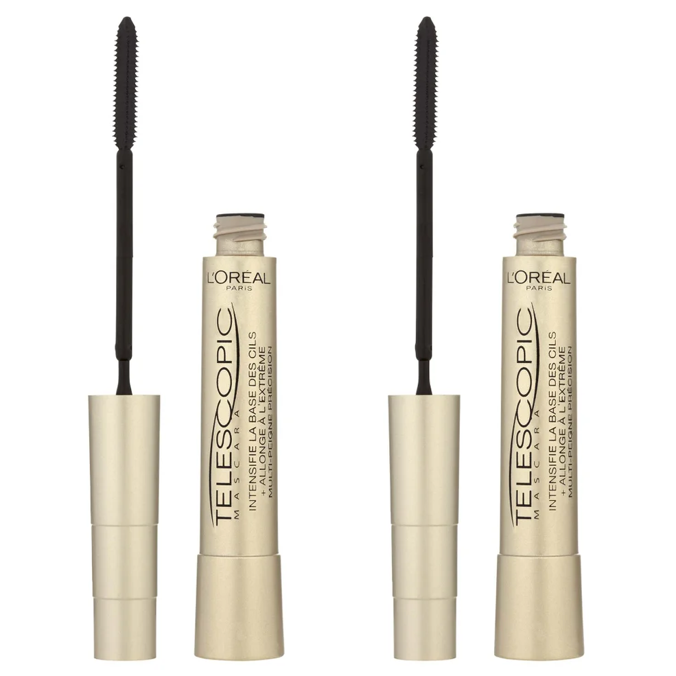 L'Oreal Paris Telescopic Mascara Duo Bundle - Black Imagen 1