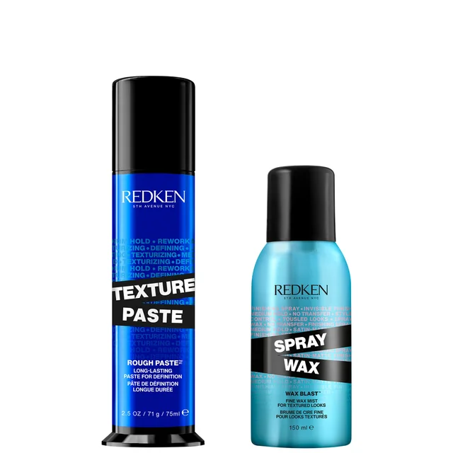 Redken Styling Texture Paste and Spray Wax Bundle