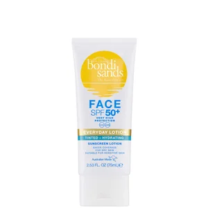 Bondi Sands SPF 50+ Fragrance Free 3 Star Hydrating Tinted Face Lotion 75ml - undefined undefined