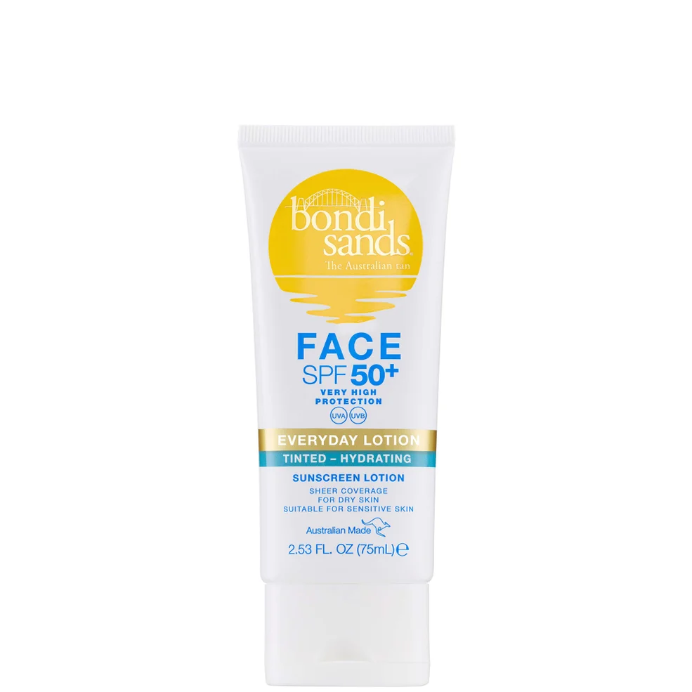 Bondi Sands SPF 50+ Fragrance Free 3 Star Hydrating Tinted Face Lotion 75ml Imagen 1