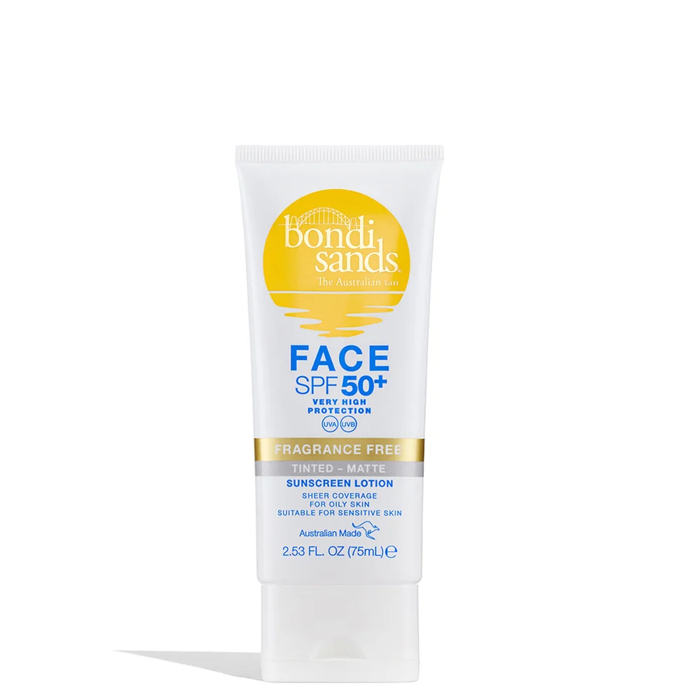 Bondi Sands SPF 50+ Fragrance Free 4 Star Matte Tinted Face Lotion 75ml Imagen 1
