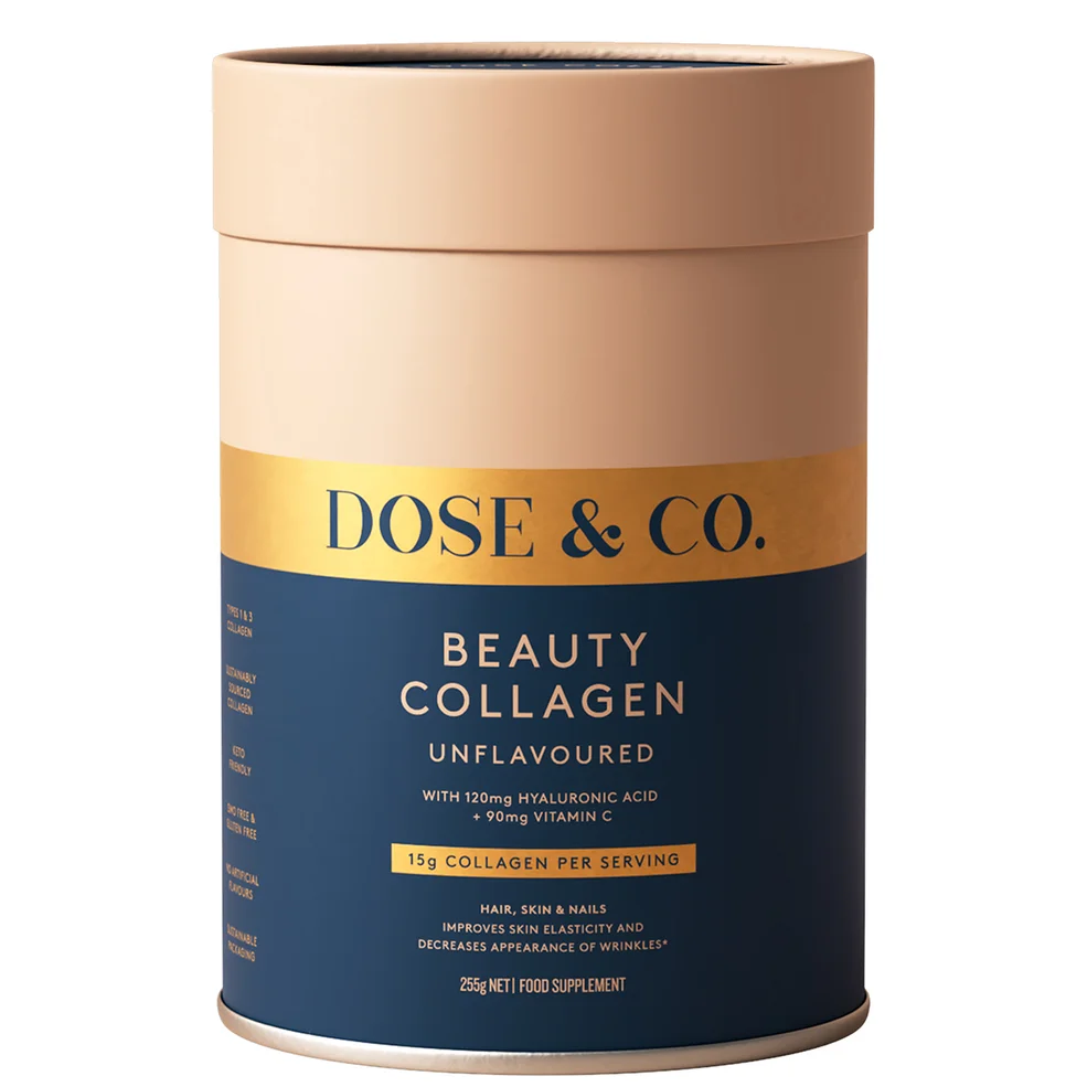 Dose & Co Beauty Collagen with Hyaluronic Acid and Vitamin C Powder 255g Imagen 1