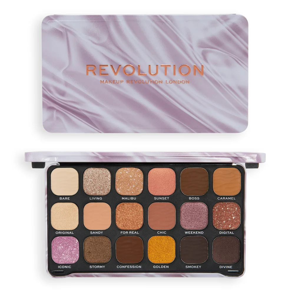 Paleta de sombras de ojos Forever Flawless de Makeup Revolution - Nude Silk Imagen 1