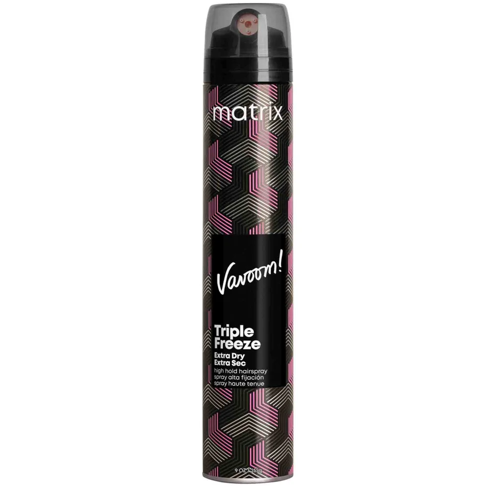 Matrix Vavoom Triple Freeze Extra Dry High Hold Hairspray for Long Lasting Lift 300ml Imagen 1