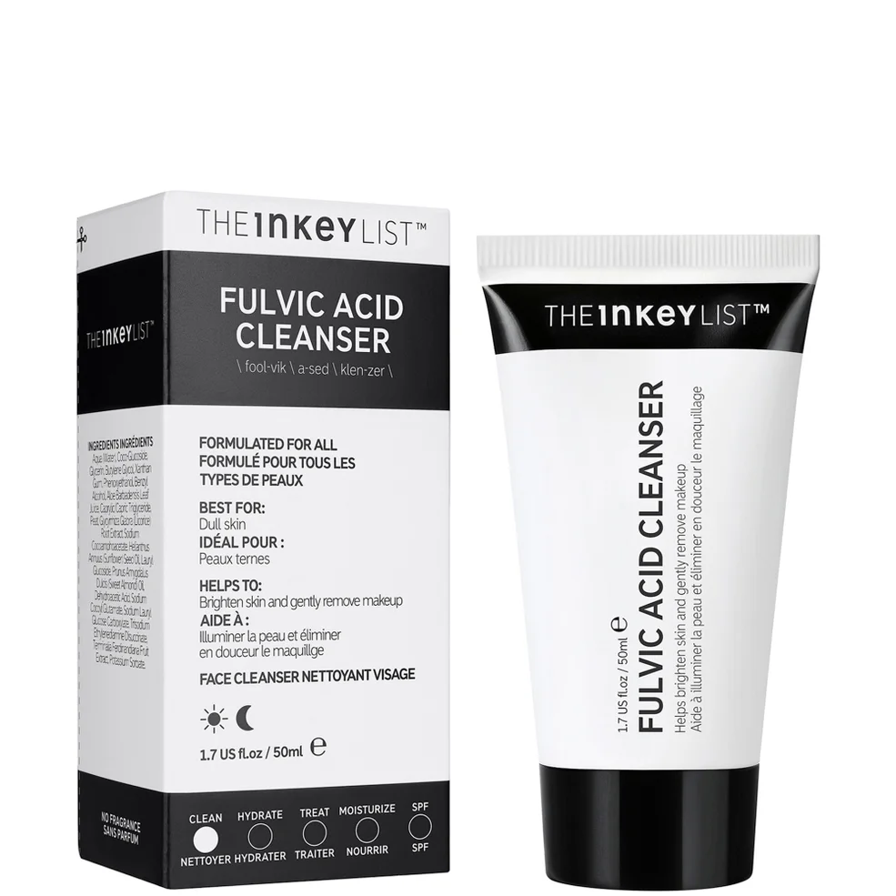 The INKEY List Mini Fulvic Acid Cleanser 50ml Imagen 1