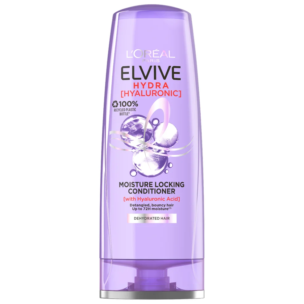 L'Oréal Paris Elvive Hydra Hyaluronic Conditioner with Hyaluronic Acid for Dry Hair 500ml Imagen 1
