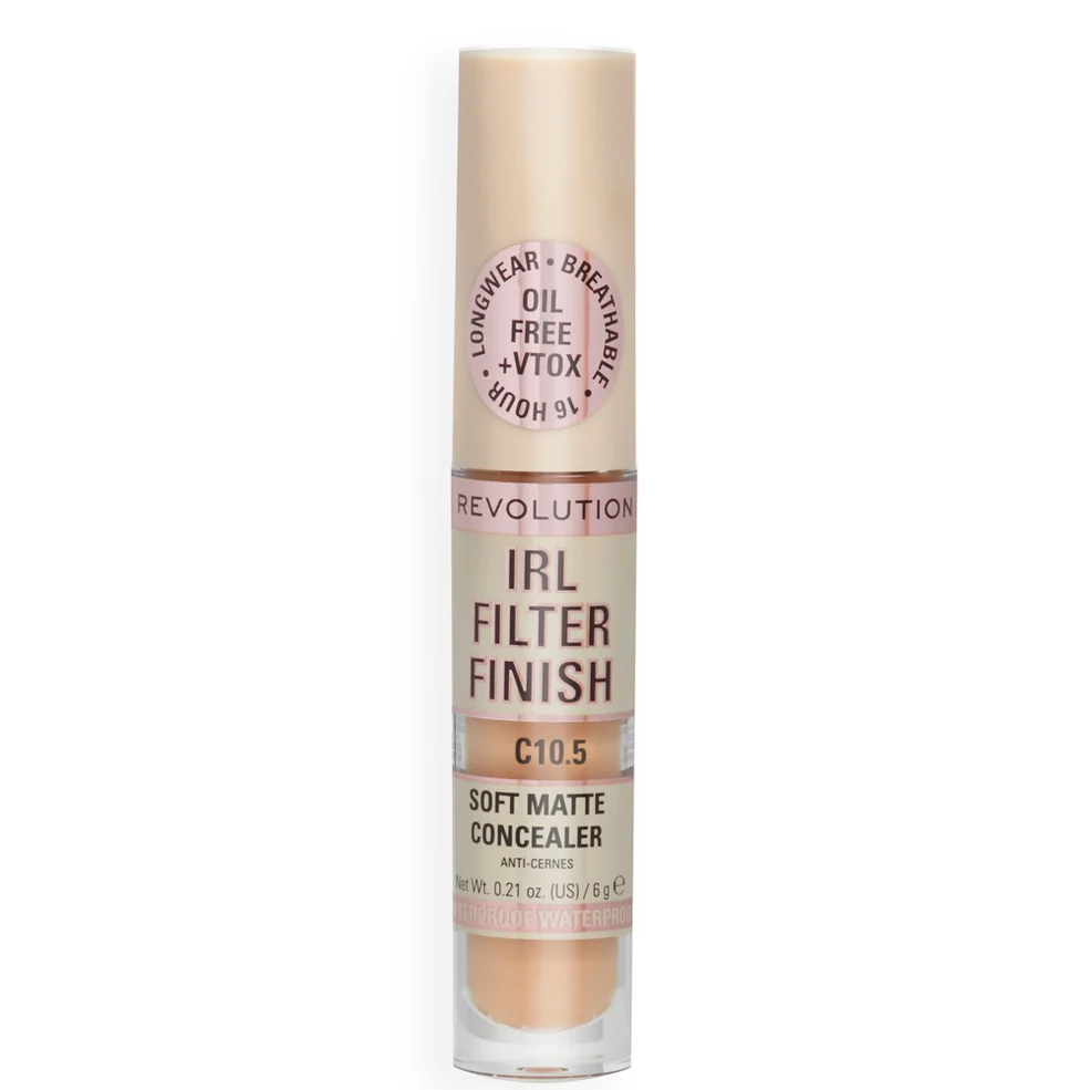 Makeup Revolution IRL Filter Finish Concealer 6g (Various Shades) Imagen 1