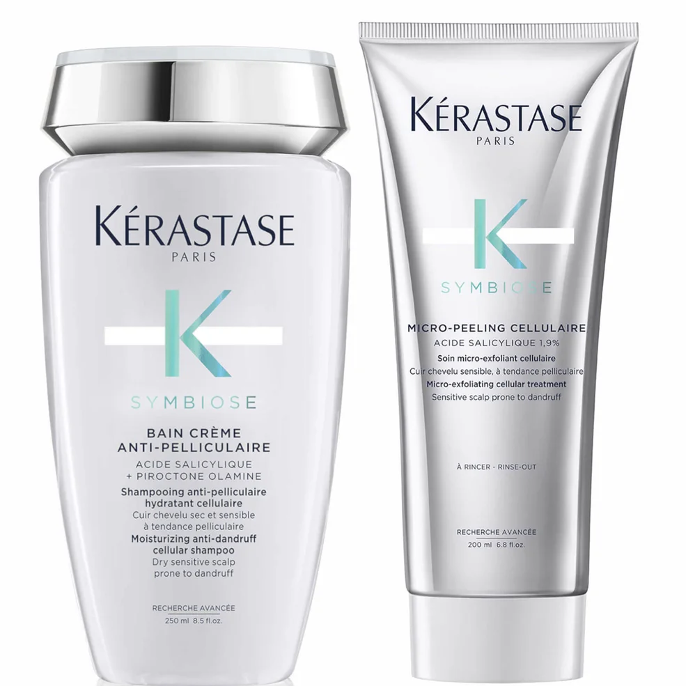 Kérastase Symbiose Anti-Dandruff Exfoliate and Cleanse Duo for Dry Scalps Imagen 1