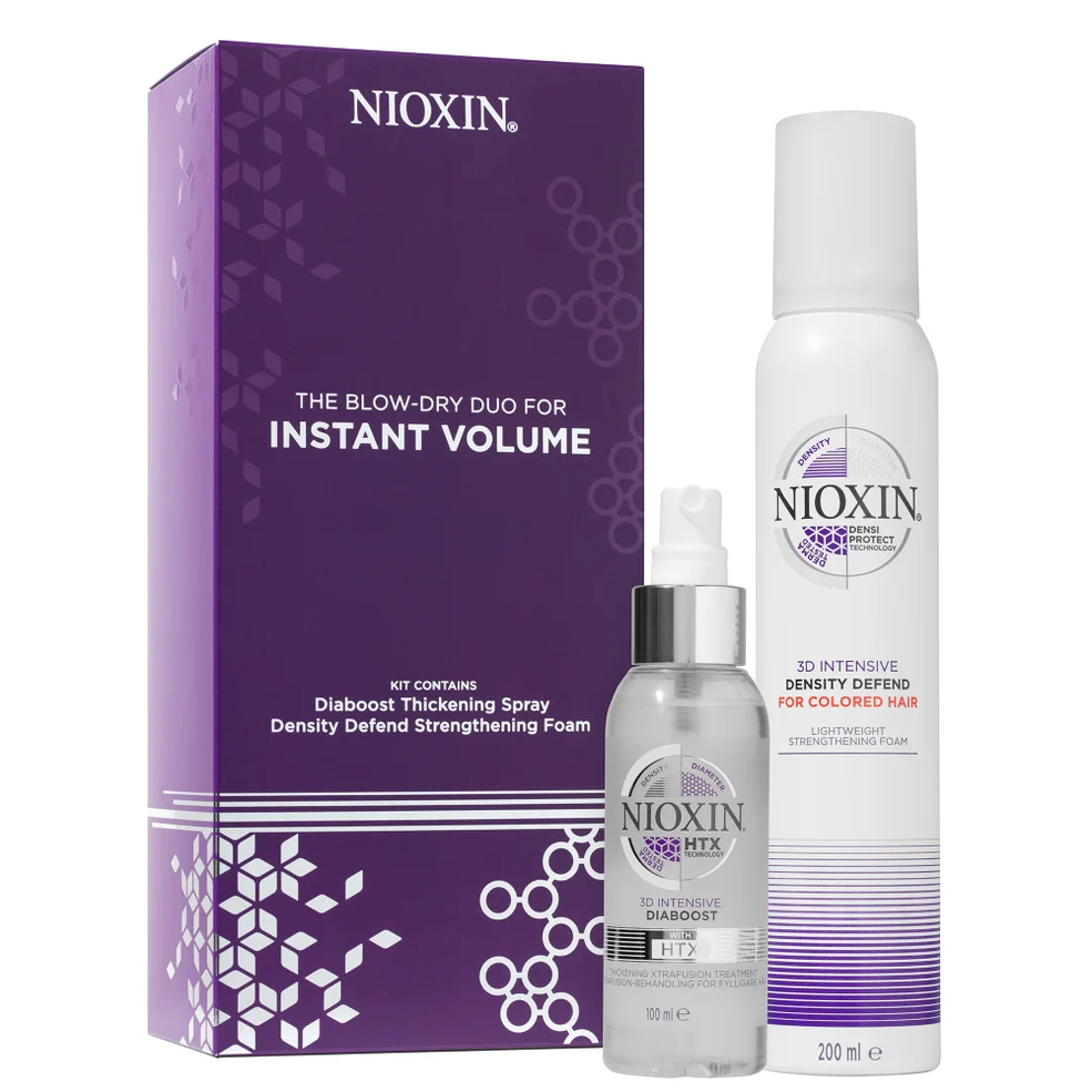 NIOXIN Intensive Treatment Blow Dry Duo - Diaboost and Density Defend Foam Imagen 1