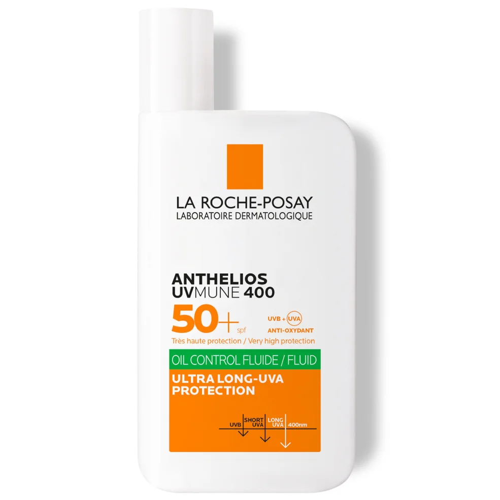 Fluido para el control de la grasa con FPS 50+ Anthelios de La Roche-Posay para pieles grasas y propensas a imperfecciones 50 ml Imagen 1