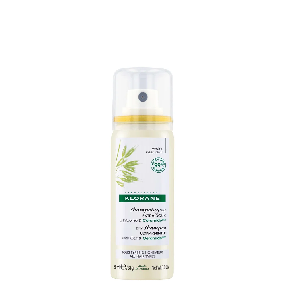 KLORANE Extra-Gentle Dry Shampoo for All Hair Types with Oat and Ceramide 50ml Imagen 1
