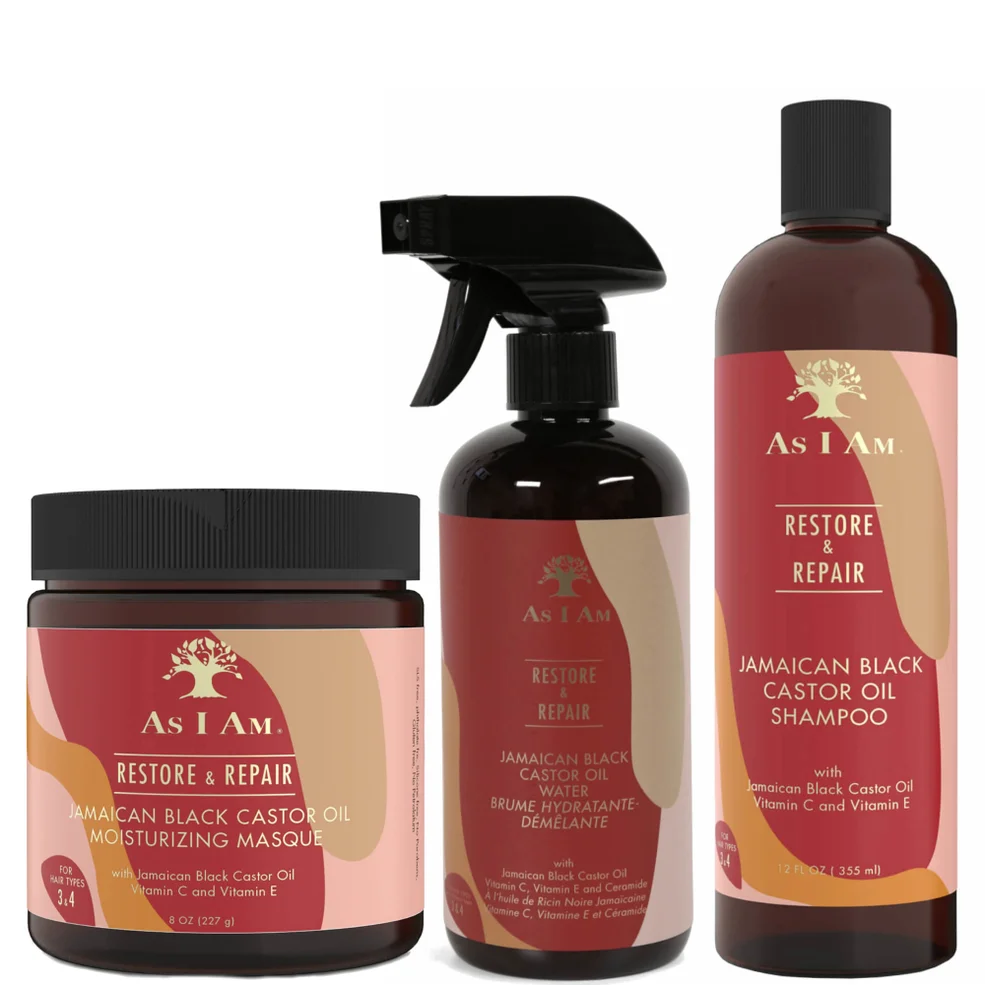 As I Am Jamaican Black Castor Oil - Moisture Fix Bundle Imagen 1