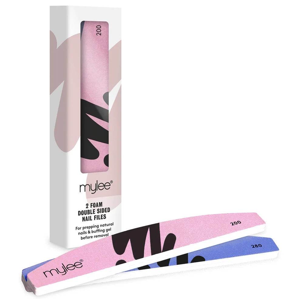 Mylee Foam Nail File - 200/280 Grit Imagen 1